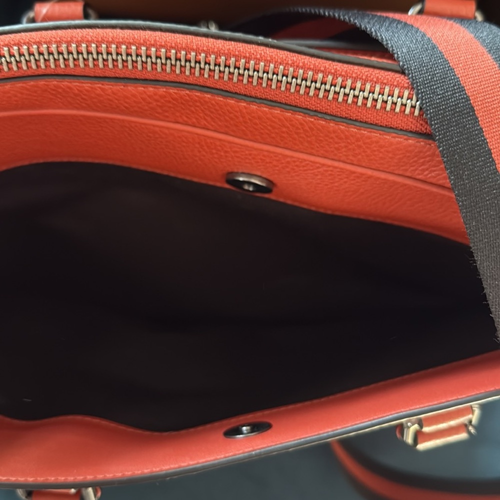 Coach Graham Structured Brief Case Leather in Terracotta NWT - Picture 5 of 12